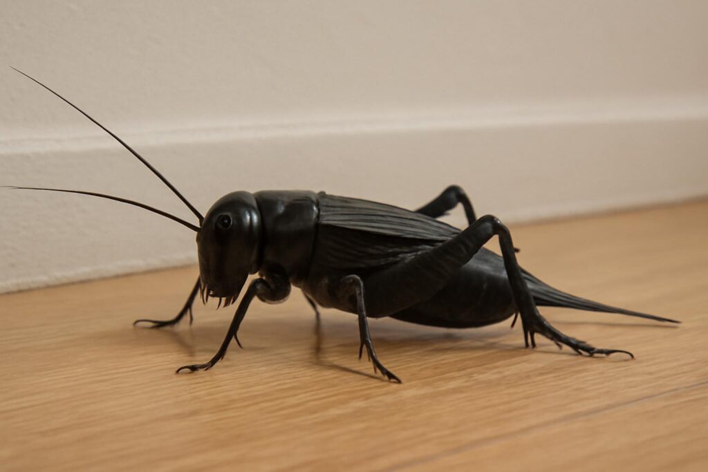 Black Cricket in House