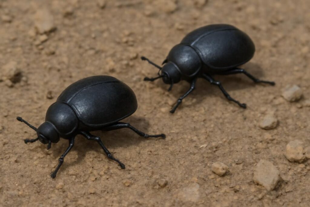 Black Beetles Cross Your Path