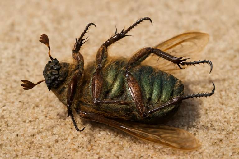 Dead June Bug
