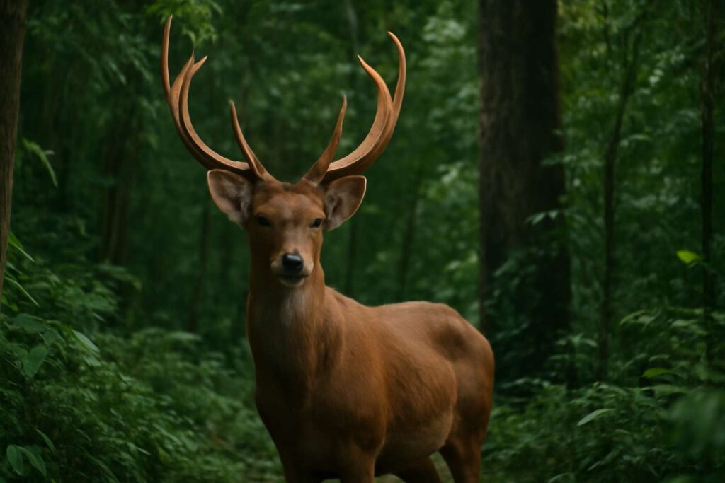 deer in jungle