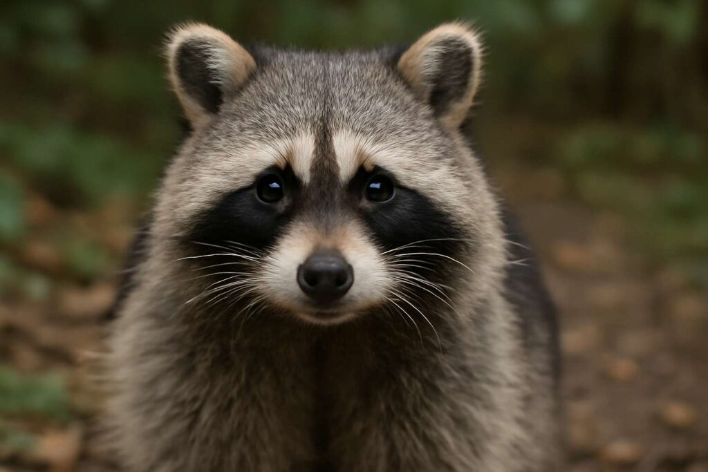 Seeing a raccoon