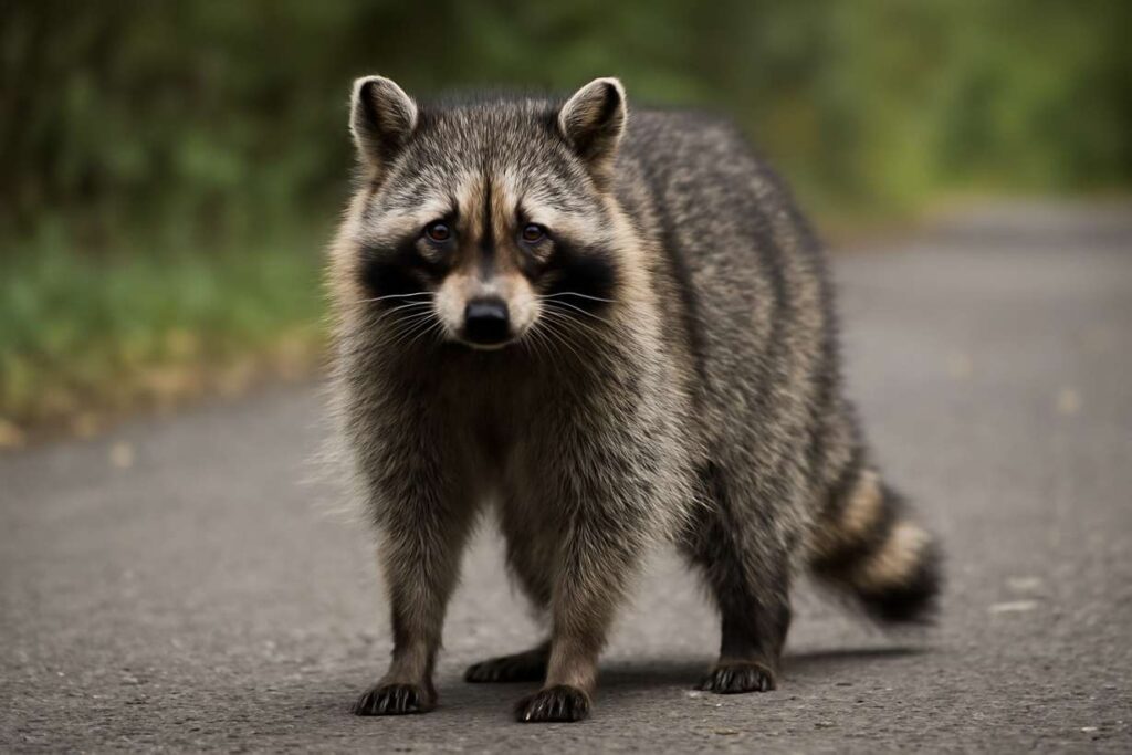 Raccoon in Your Path