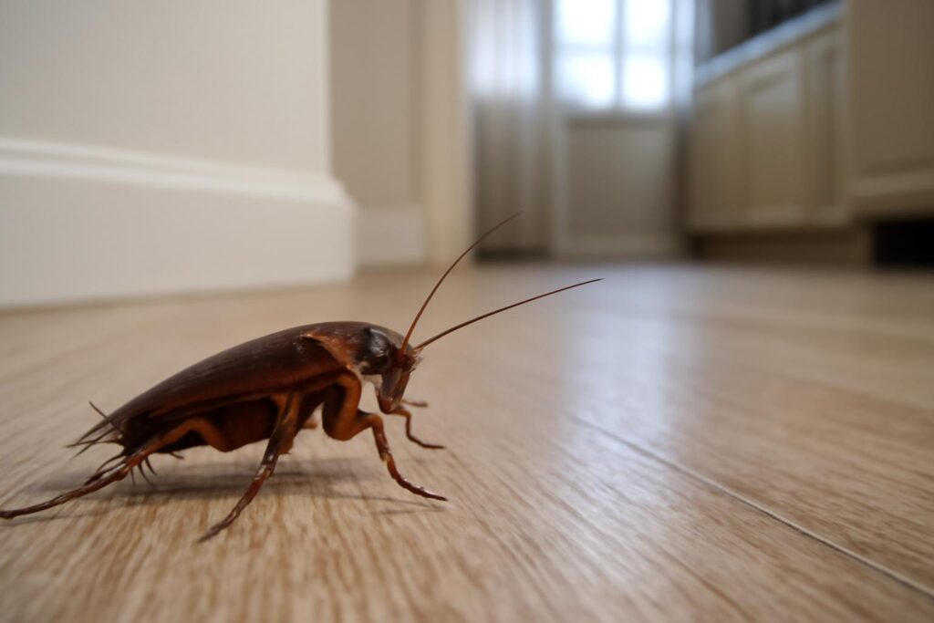 Cockroach in House