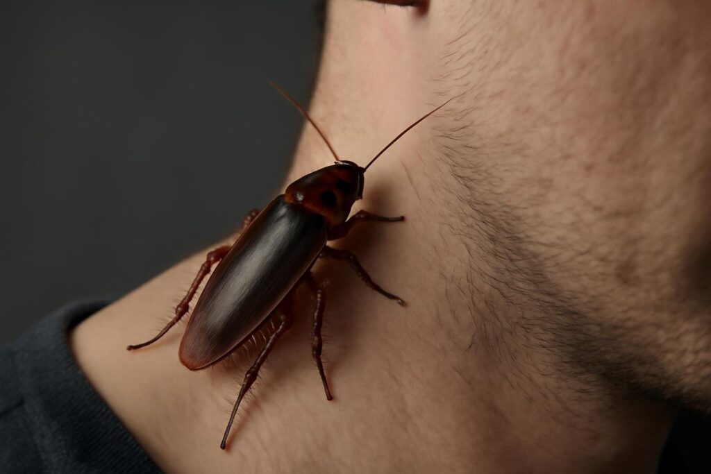 Cockroach Crawling on Me