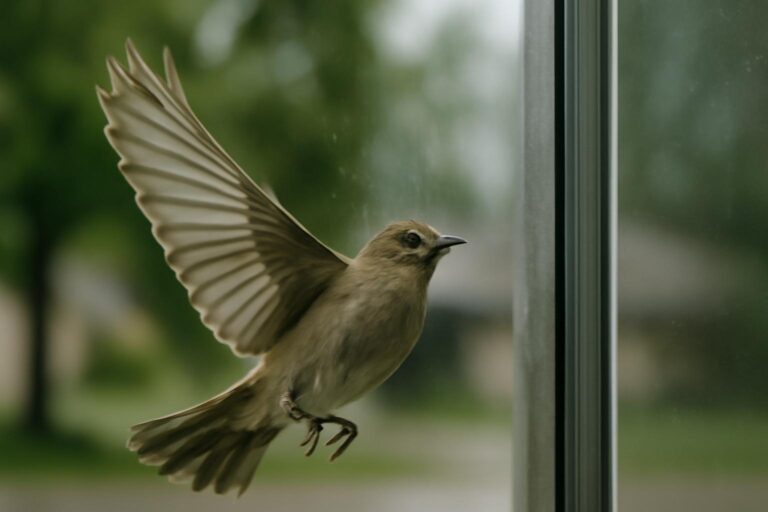 Bird Keeps Flying Into Window