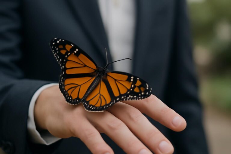 Butterfly Lands on You